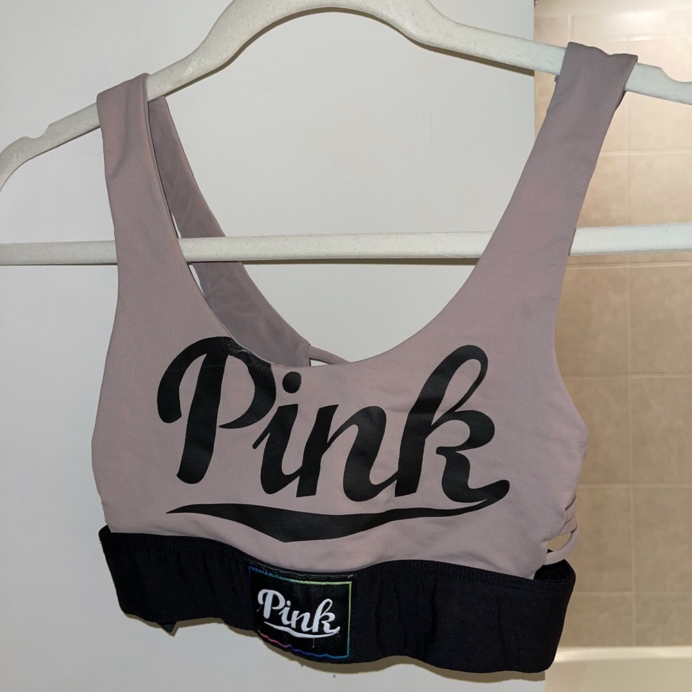 Victoria’s Secret Pink Tan Sports Bra